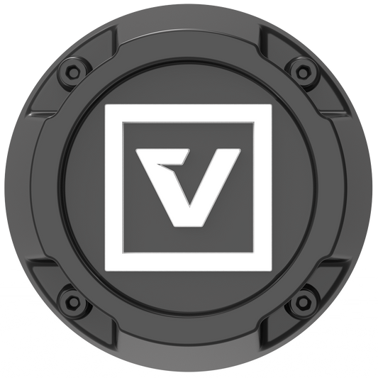VCAP1 TALL CAP WHITE LOGO 35MM SATIN BLACK