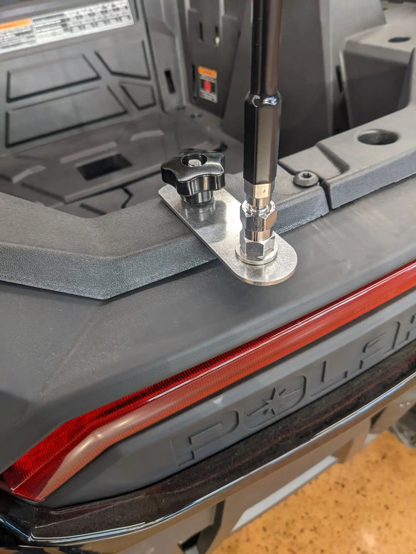 Polaris RZR Flag Mount – Lock & Ride Bed Mount Kit | Fits RZR, Sportsman, ACE | Not for Ranger or General