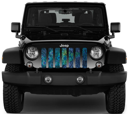 Peacock Feathers Grille Insert