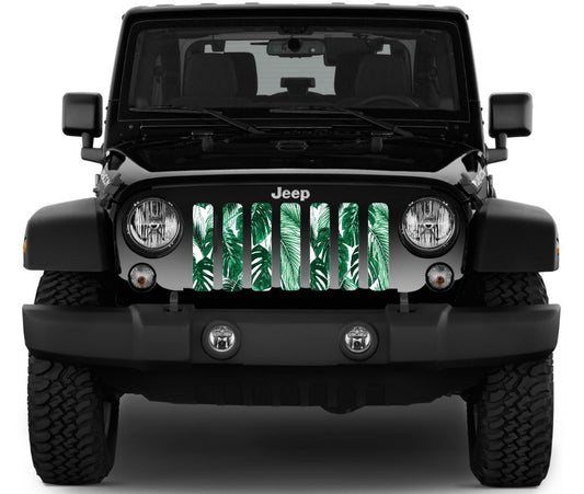 Tropical Leaves Grille Insert