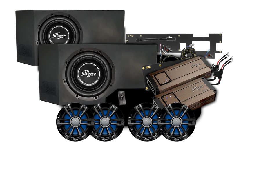 Can-Am® Defender HD11 BRP GO! Dual Subwoofer Stage 7 Stereo Kit | UTVS-DEF2-S7-GO