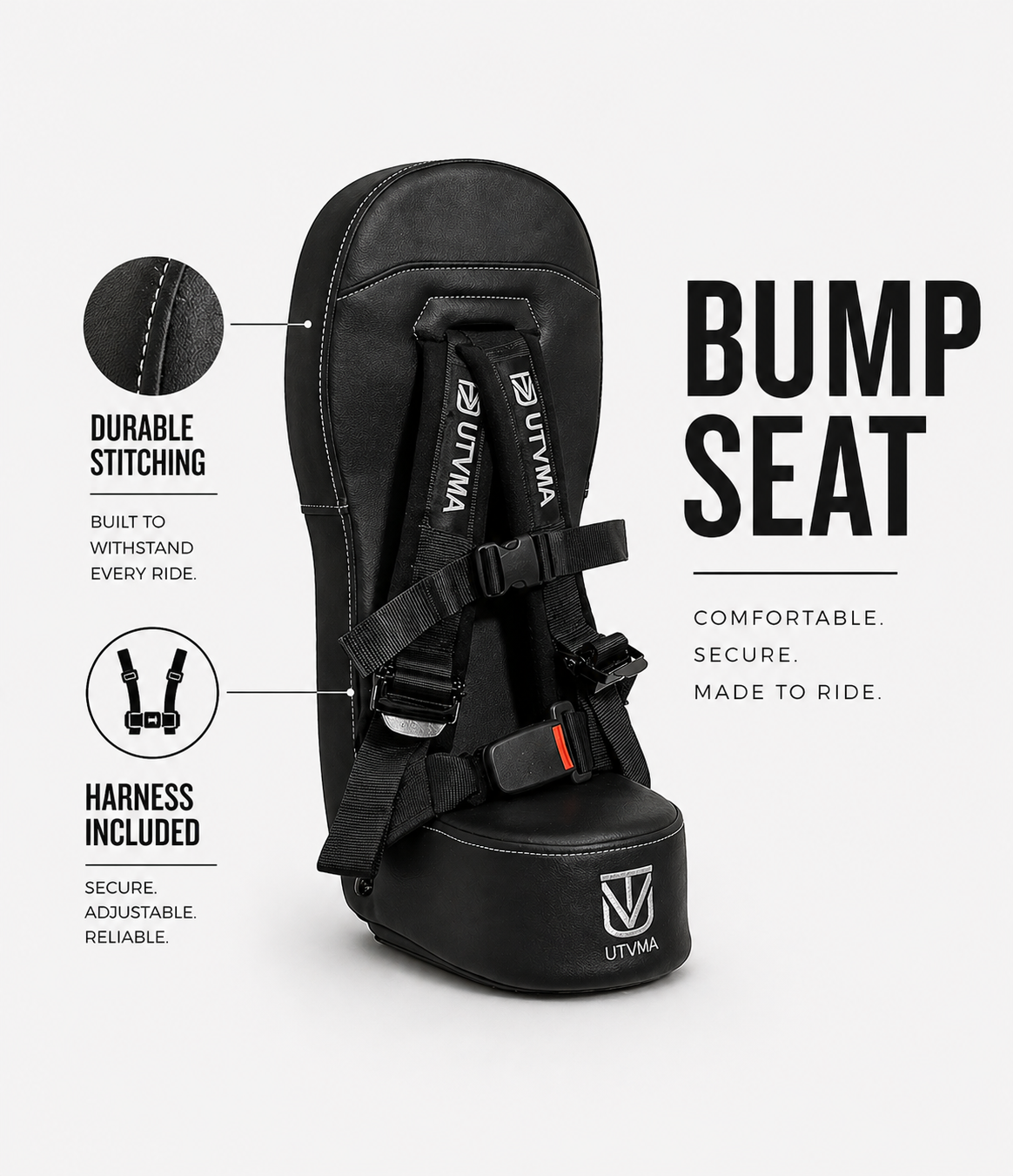 RZR 900 Bump Seat (2015+)