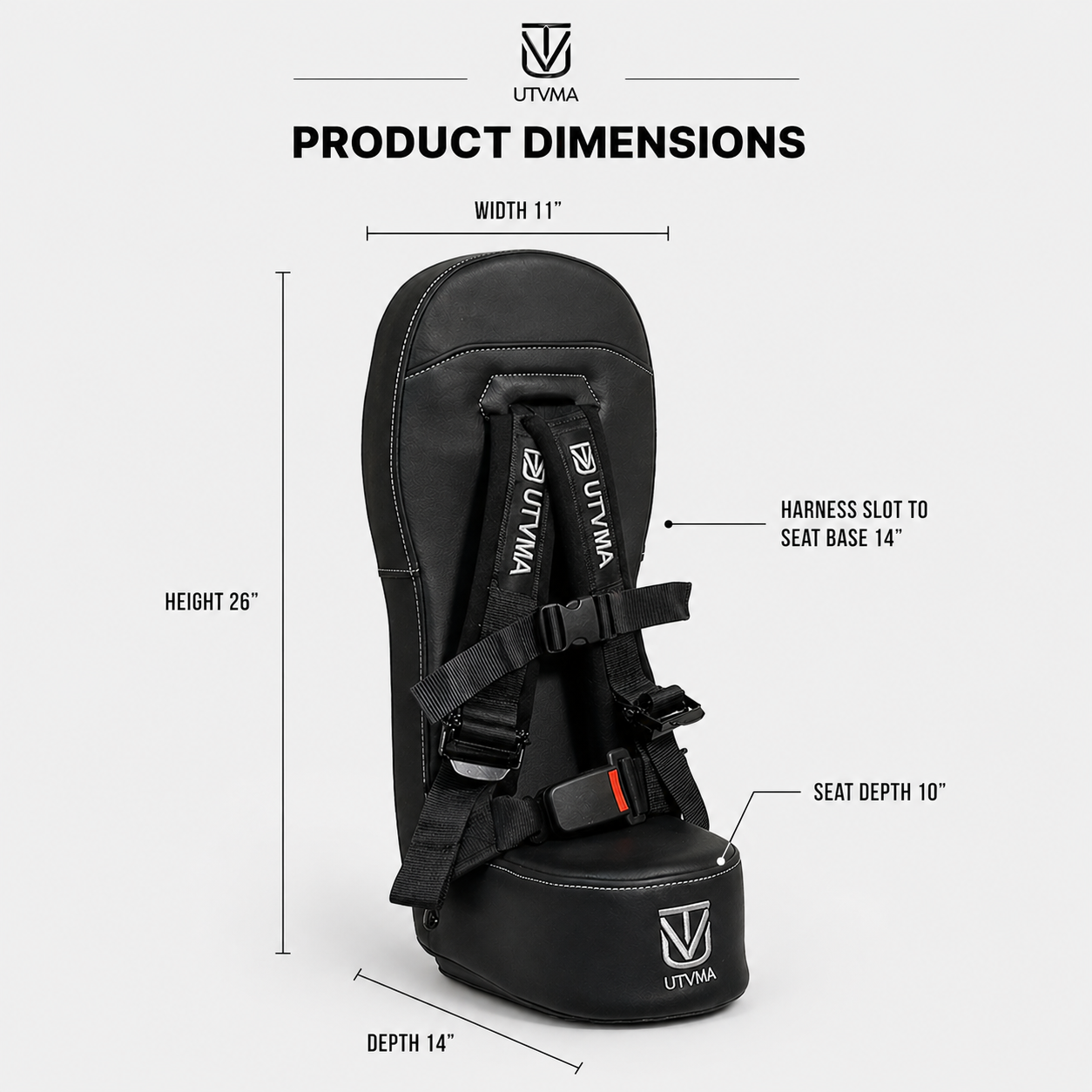 RZR 900 Bump Seat (2011-2014)