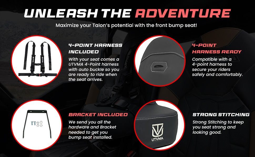 Honda Talon 2 Bump Seat (2019+)