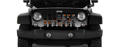 American Orange Camo Grille Insert
