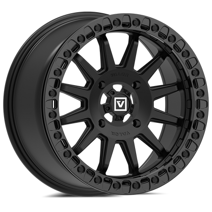 V09 BEADLOCK 17X8 +40 4X156 SATIN BLACK