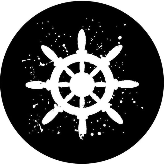 Boat Steering Wheel Helm Black Spare Tire Cover