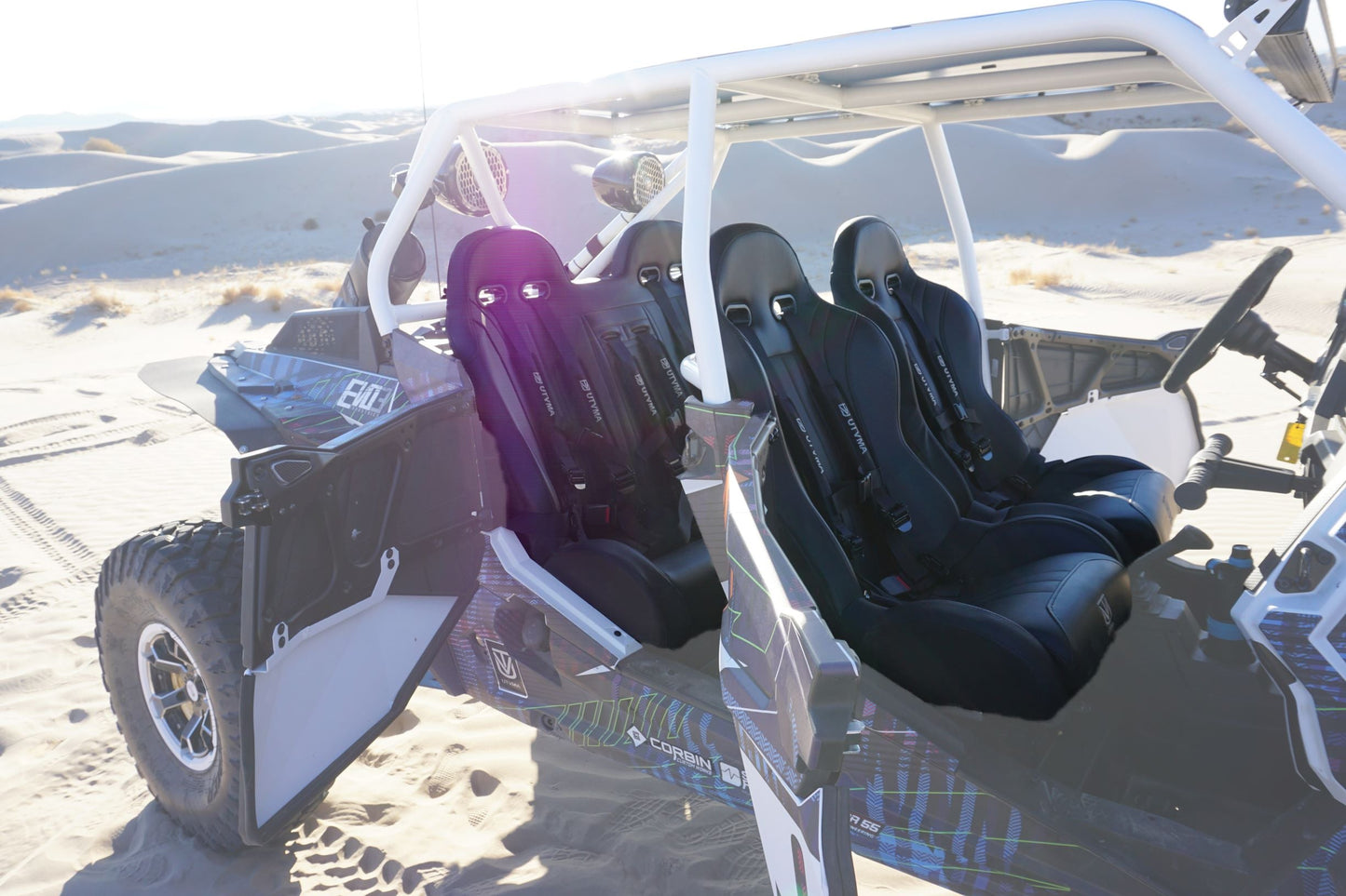 RZR 1000 Rear Bench Seat & Pair of Front Bucket Seats Set