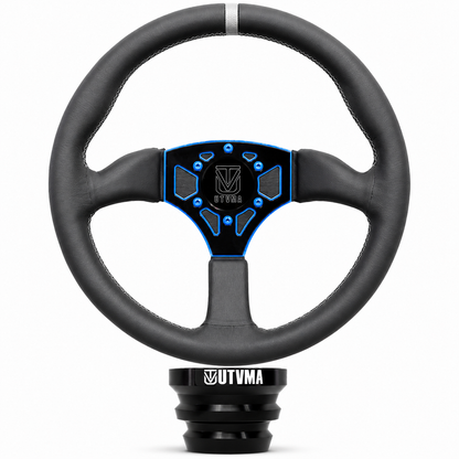 UTVMA Octane Leather Steering Wheel With Hub
