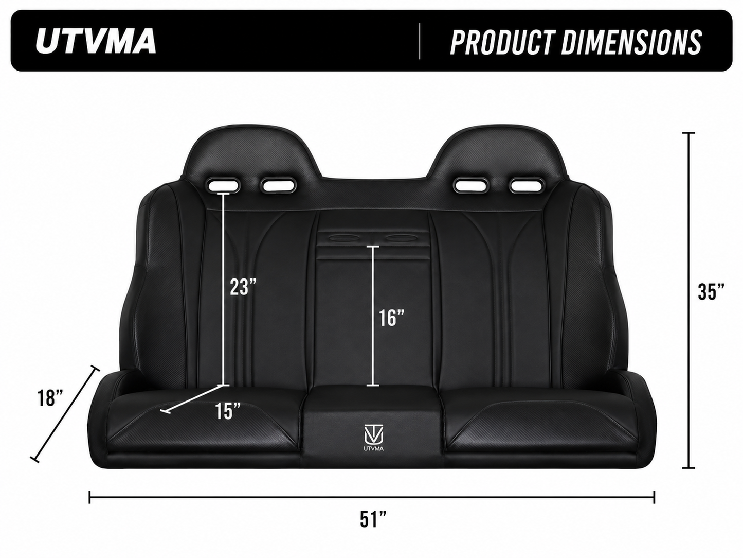 RZR PRO S Rear Bench Seat W Harnesses (2025+)