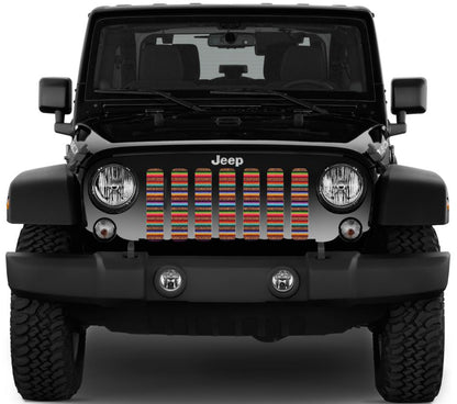 Cheetah Print Serape Grille Insert