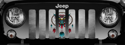 Dream Catcher Owl Grille Insert