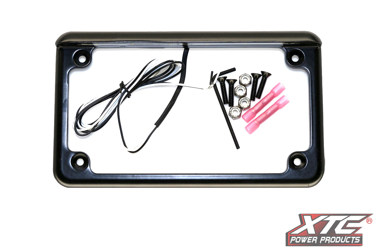 UTV or Motorcycle 6″ Led License Plate Frame