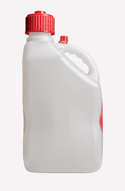 5.5 Gallon Utility Jug w/ Deluxe Hose - 5.5-Gal Sq. Motorsport Container