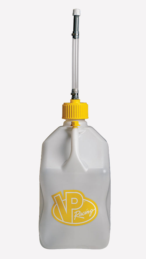 5.5 Gallon Utility Jug w/ Deluxe Hose - 5.5-Gal Sq. Motorsport Container