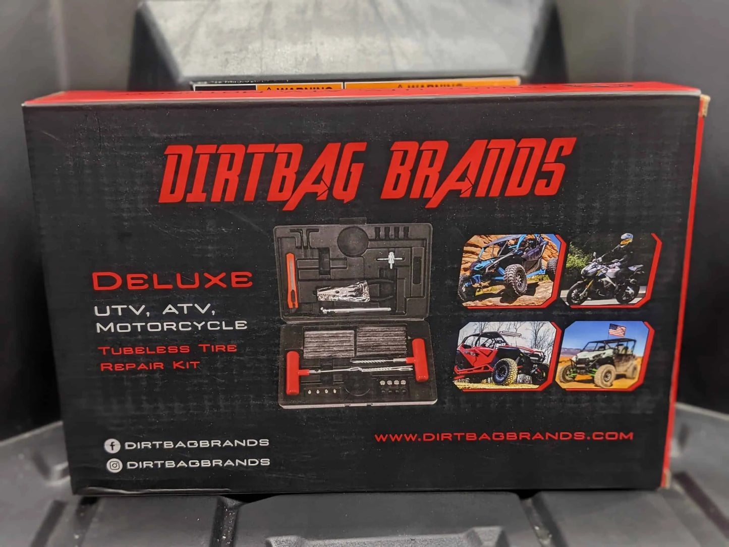 Dirtbag Brands UTV Tubeless Tire Repair Kit Deluxe