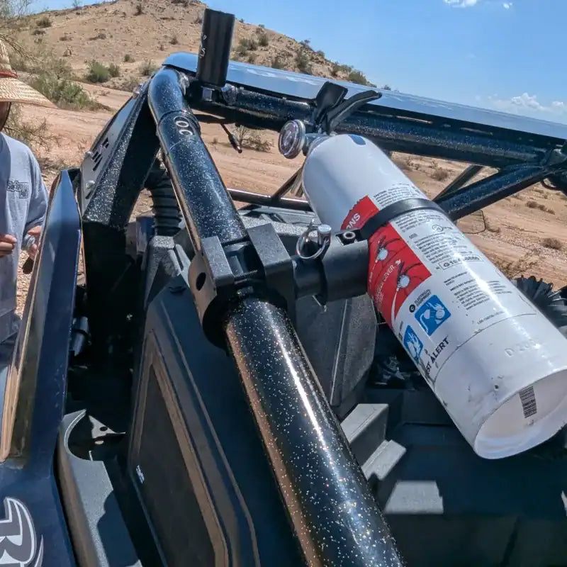 Legacy 360 Round Roll Bar UTV Fire Extinguisher Mount with Quick Release