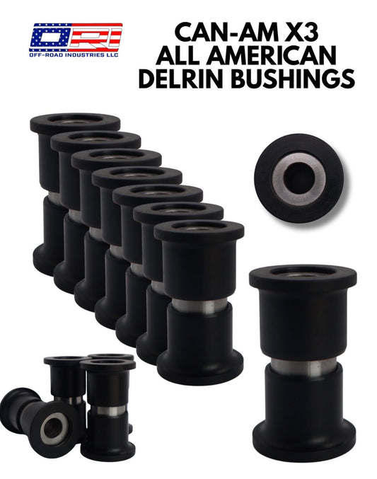 ORI CAN-AM X3 ALL AMERICAN DELRIN FRONT A-ARM BUSHING KIT