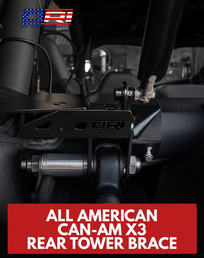 CAN-AM X3 ALL AMERICAN REAR UPPER SHOCK MOUNT BRACE