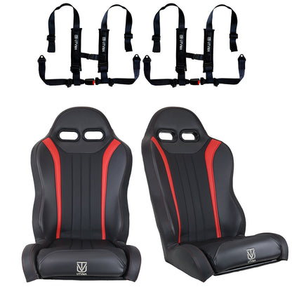 "Weekender" Series Pair of Front Suspension Bucket Seats Maverick R 2 or 4 Seater (2024+)
