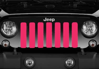 Solid Bright Pink Grille Insert