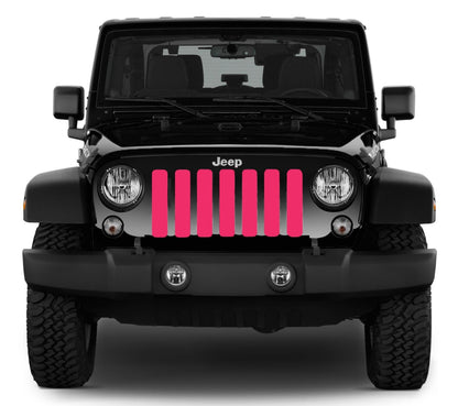 Solid Bright Pink Grille Insert