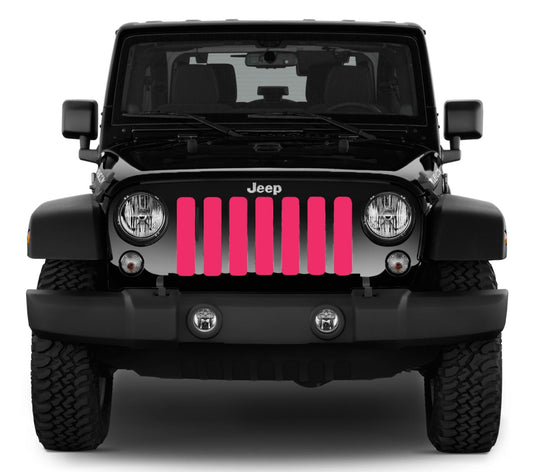 Solid Bright Pink Grille Insert