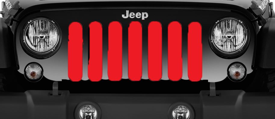 Solid Red Grille Insert
