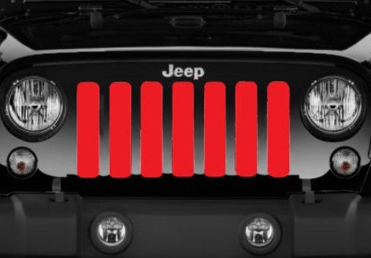 Solid Red Grille Insert