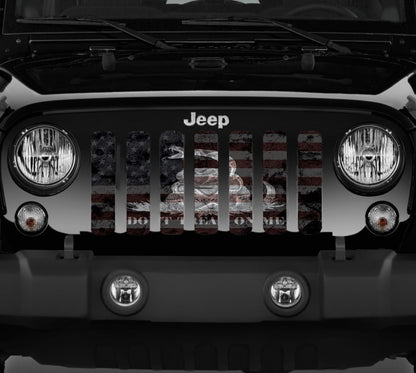 Tactical American Gadsden Flag - Don't Tread On Me Grille Insert