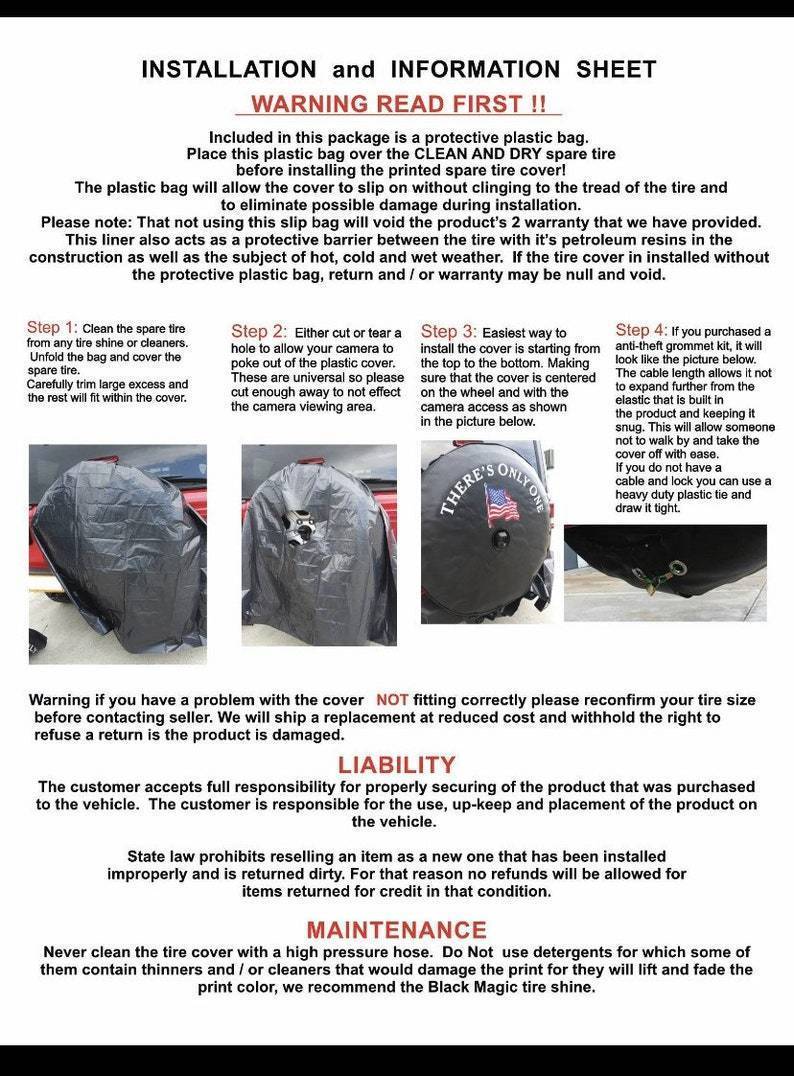 Smiley Face White Spare Tire Cover