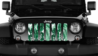 Tropical Leaves Grille Insert