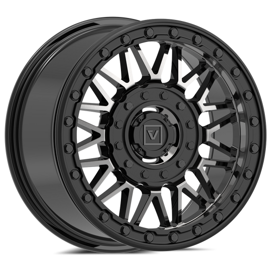 V08 BEADLOCK 15X7 +30MM 4X137/4X156 DARK TINT