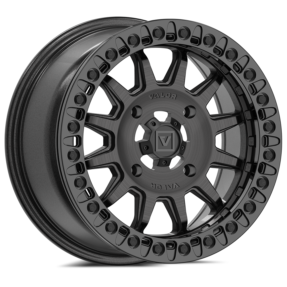 V09 BEADLOCK 15X7 +40 4X137 BRUSHED CHARCOAL