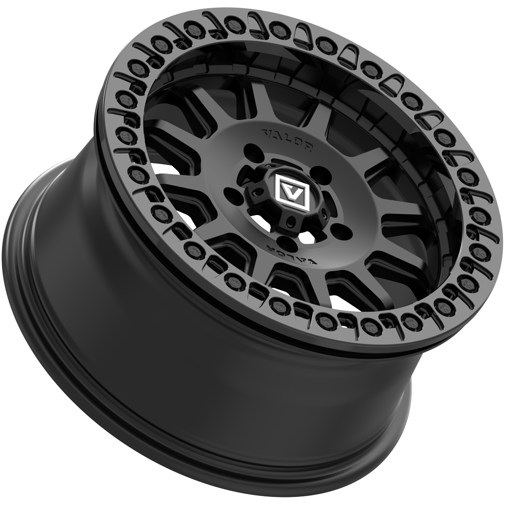 V09 BEADLOCK 15X7 +40 4X156 SATIN BLACK