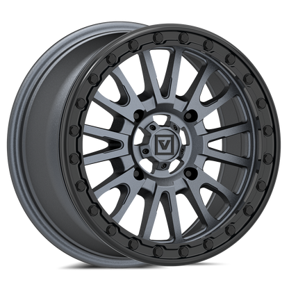 V16 BEADLOCK 15X7 +35MM 4X137 SATIN GUNMETAL