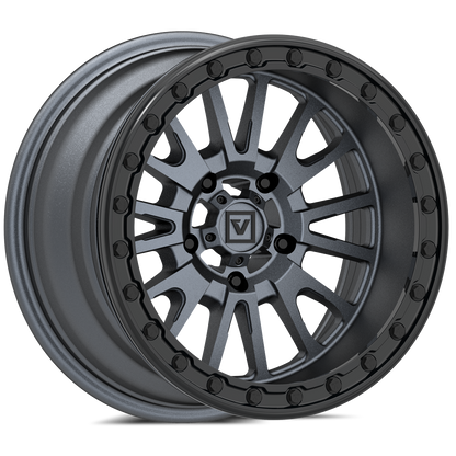 V16 BEADLOCK 15X8 -12MM 5X114.3 SATIN GUNMETAL