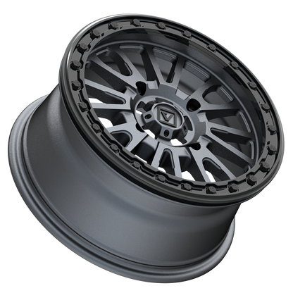 V16 BEADLOCK 15X7 +35MM 4X137 SATIN GUNMETAL
