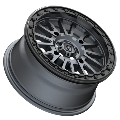 V16 BEADLOCK 15X7 +35MM 4X156 SATIN GUNMETAL