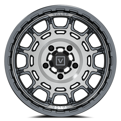 V17 15X8 +10MM 5X114.3 BRUSHED GUNMETAL