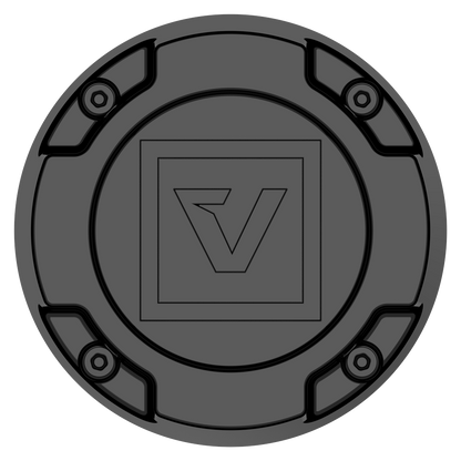 VCAP1 GLOSS BLACK GB LOGO - ABS