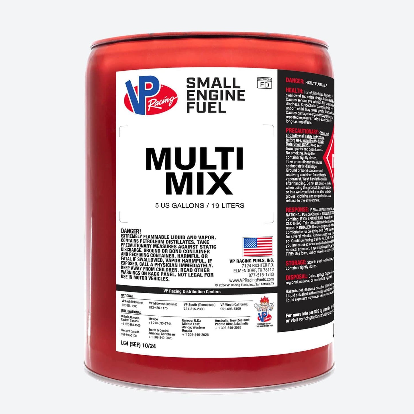 VP Racing Multi-Mix 40:1 - 50:1 Premixed Fuel for 2-Cycle Engines