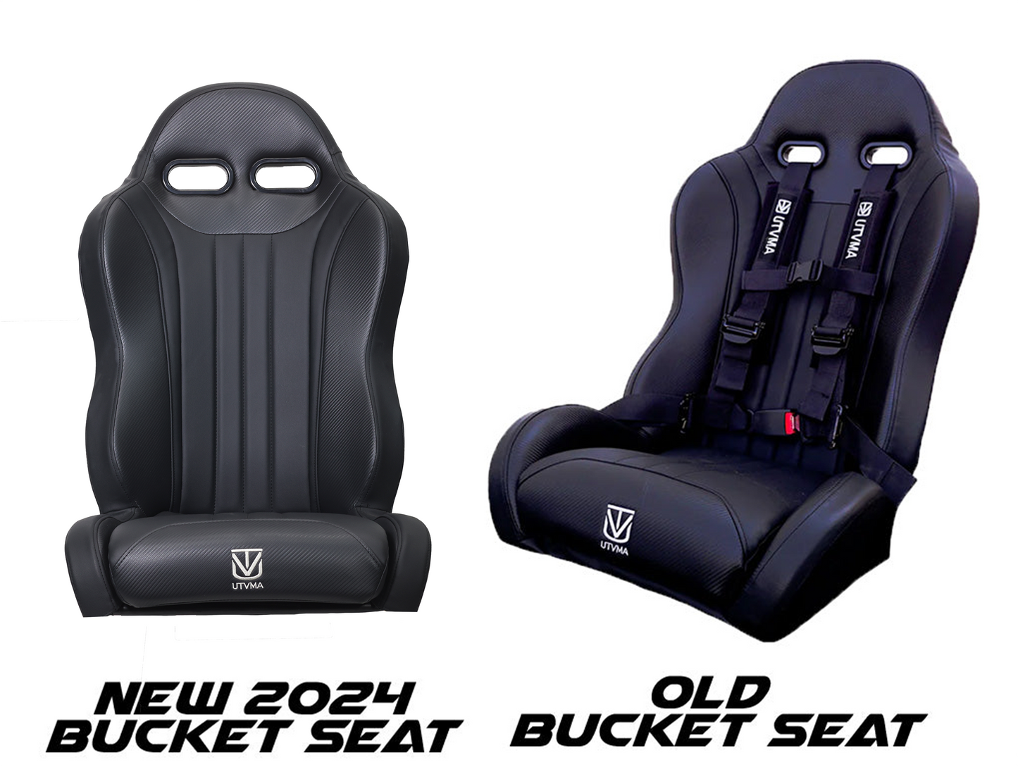 RZR PRO (Turbo R, Pro R, Pro) 2 and 4 Seater Suspension "Weekender" Series Pair of Front Bucket Seats W/ Quick Mount Bracket (2020-2025)