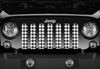 White Buffalo Plaid Grille Insert