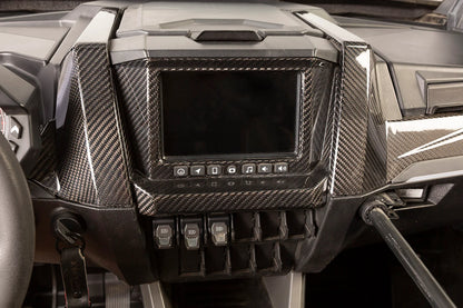 XKraft Polaris RZR Pro Ride Command Surround - Carbon Fiber 2020-2025