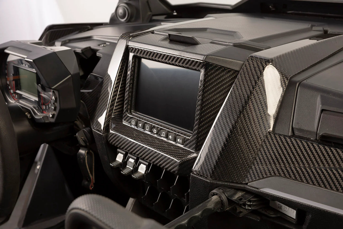 XKraft Polaris RZR Pro Ride Command Surround - Carbon Fiber 2020-2025