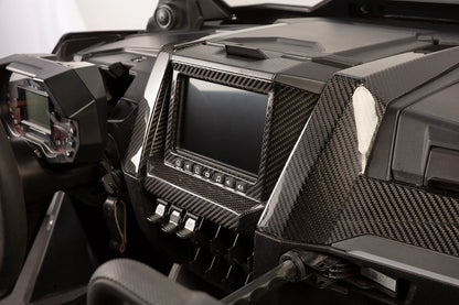 XKraft Polaris RZR Pro Ride Command Surround - Carbon Fiber 2020-2025