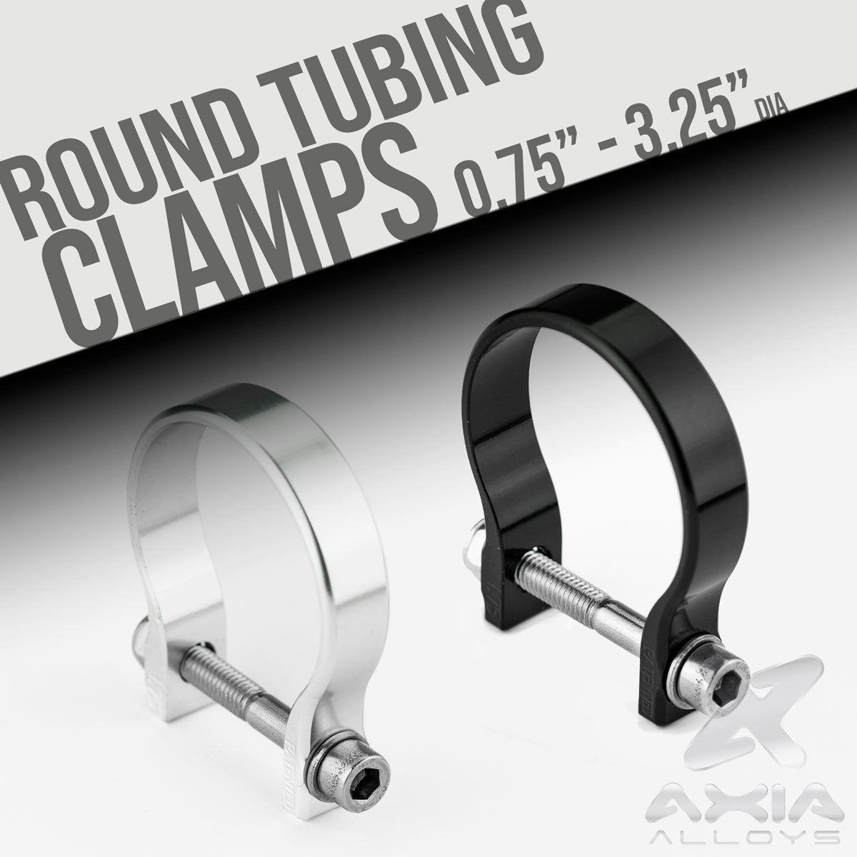 Axia Roll Cage / Round Tubing Clamps - 1.75"
