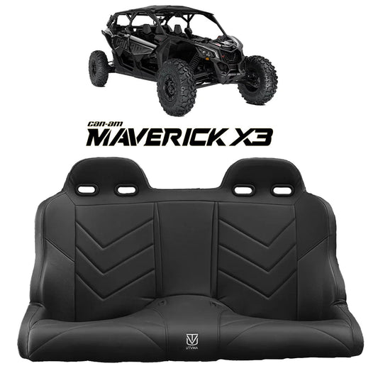 Maverick X3 Rear Bench Seat W Harnesses (2017+)