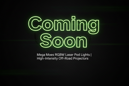 Mega Moes RGBW Laser Pod Lights | High-Intensity Off-Road Projectors